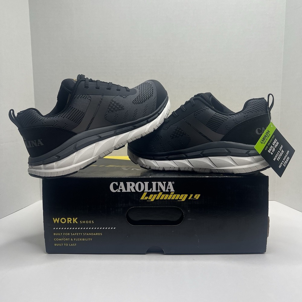 Carolina Azalea Womens 8.5 M Composite Toe Work Shoes CA1944 Black Charcoal NIB